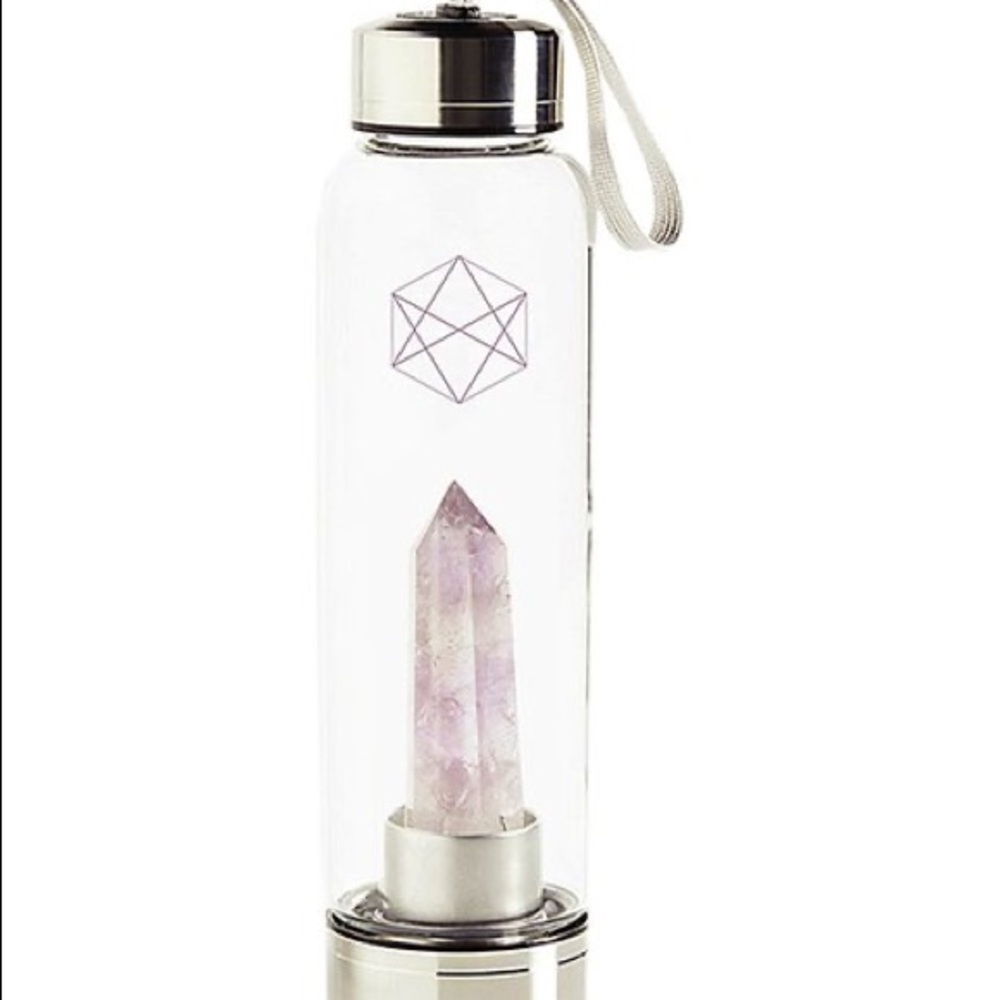 Lifestyle Amethyst Crystal Elixir Water Bottle